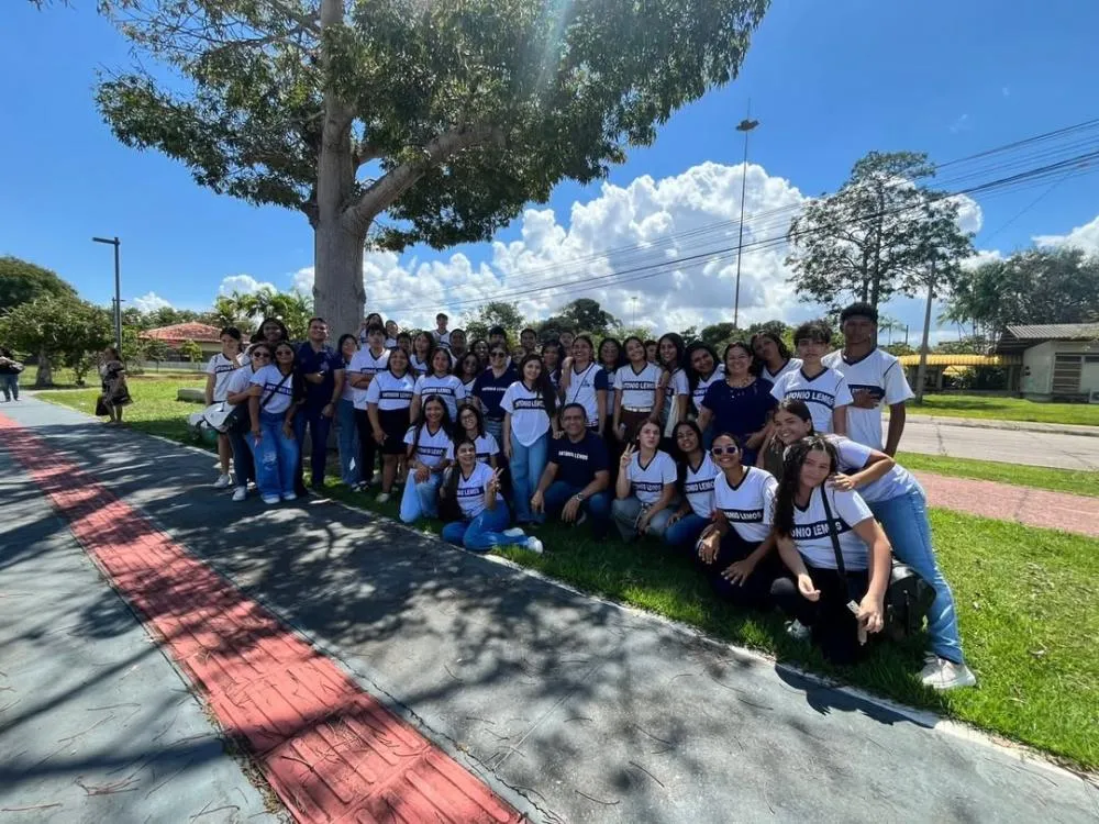 Alunos da Escola Antônio Lemos participam de aula pedagógica na UFPA